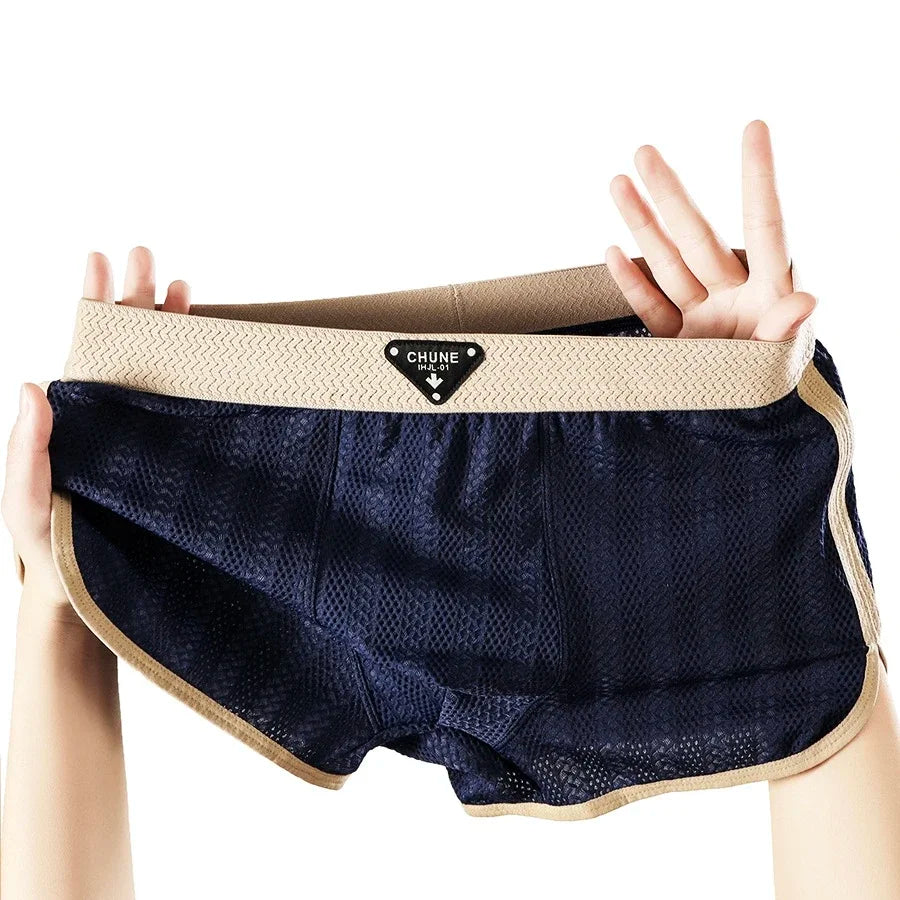CoolComfort Menâ??s Ice Silk Boxer Shorts ATHLEXES