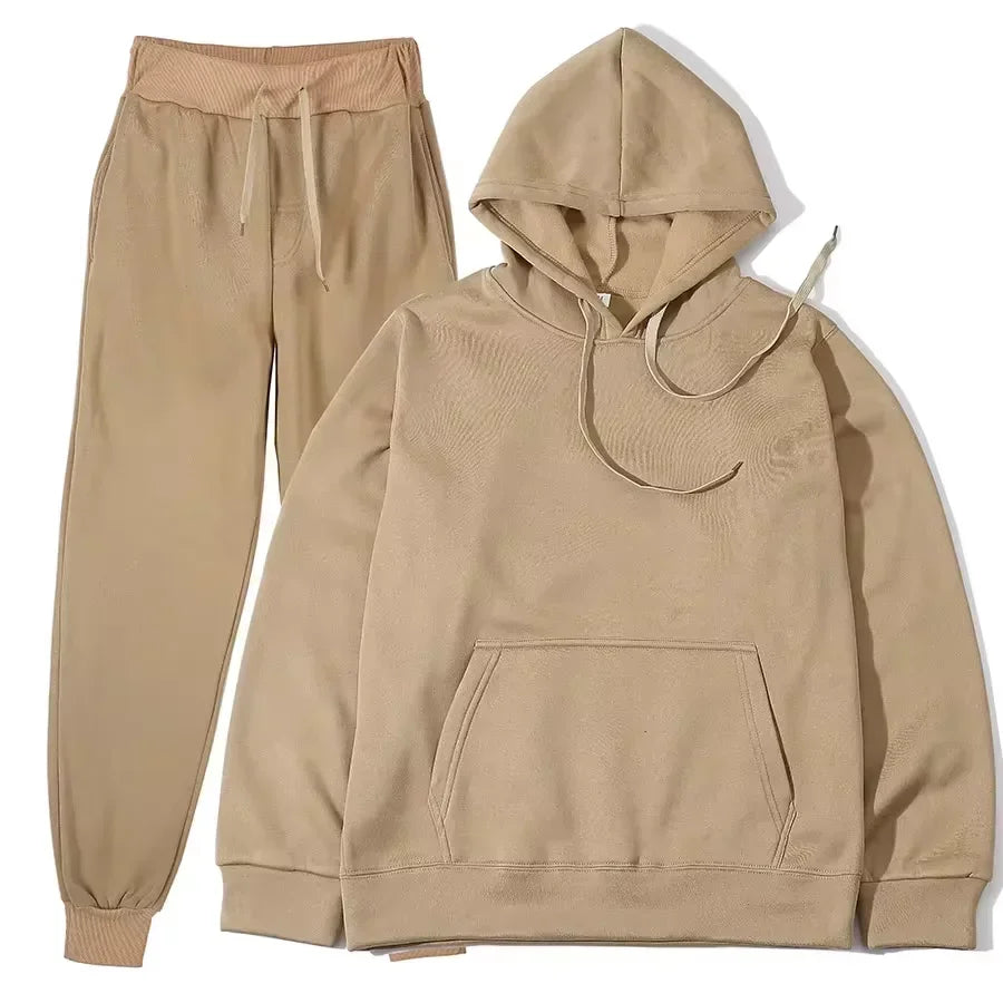 CozyFleece Unisex Hoodie and Pants Set ATHLEXES