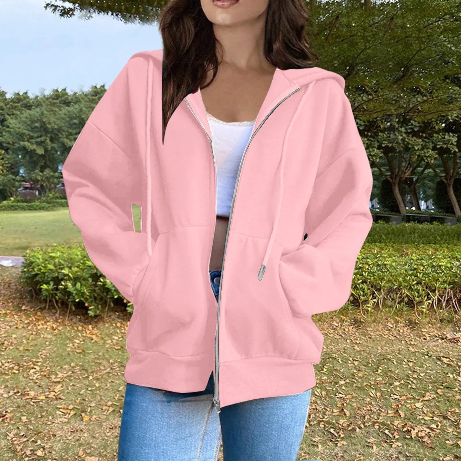 Chic Comfort 2024 Zip-Up Warm Hooded Sweatshirt for Women ATHLEXES