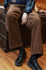 Chic Retro High Waist Corduroy Pants for Timeless Style ATHLEXES