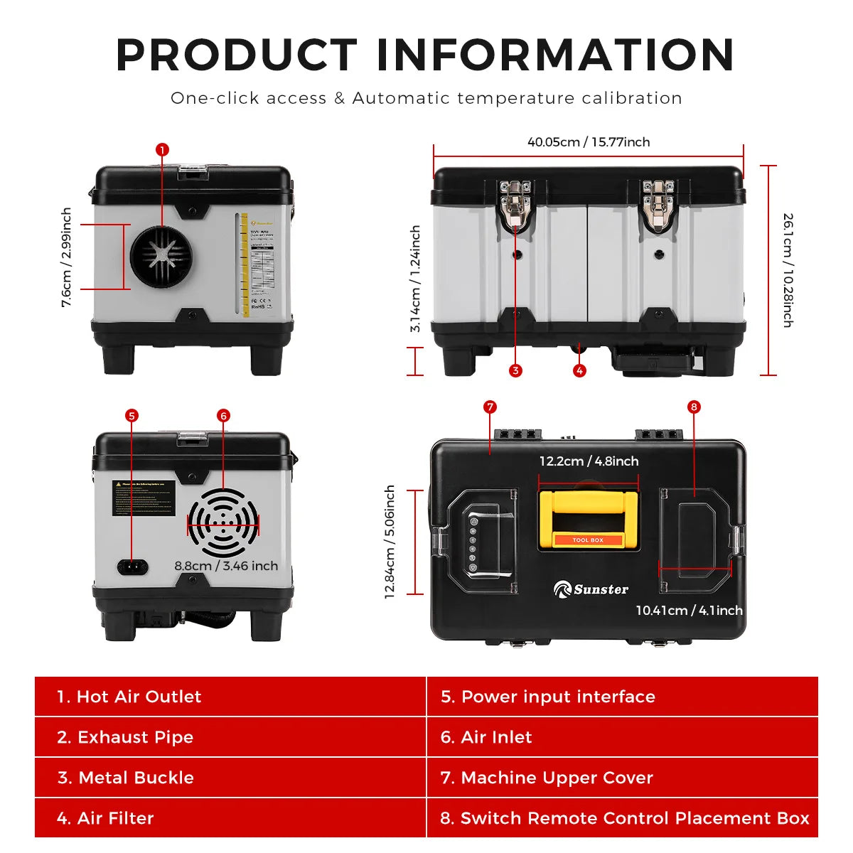 8KW Diesel Air Heater with APP Control ATHLEXES