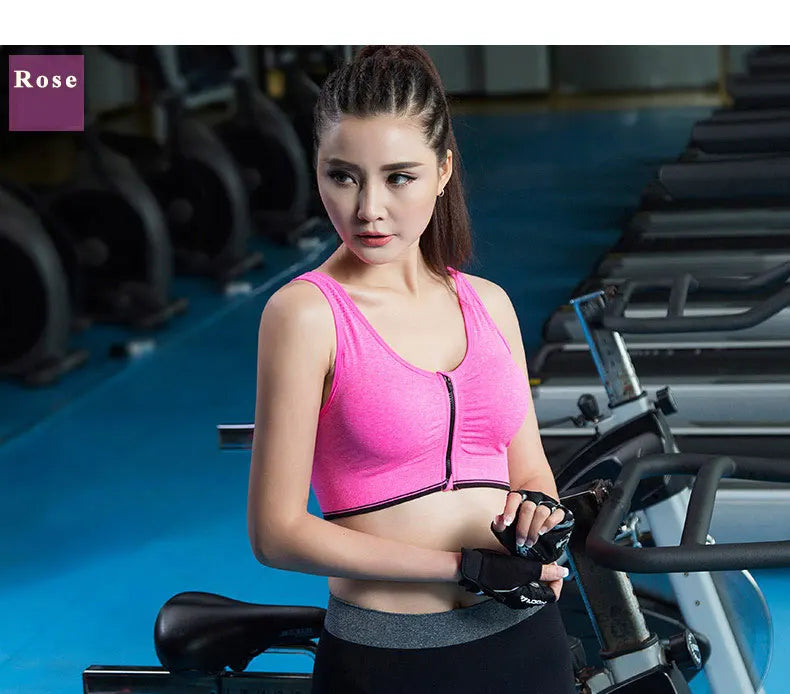 BreatheFit Front Zipper Sports Bra ATHLEXES
