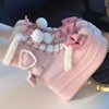 Chic Winter Lolita Mid-Calf Snow Boots with Bowknots ATHLEXES