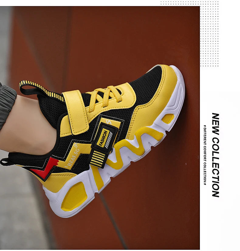Kids Breathable Mesh Sneakers for Active Boys ATHLEXES
