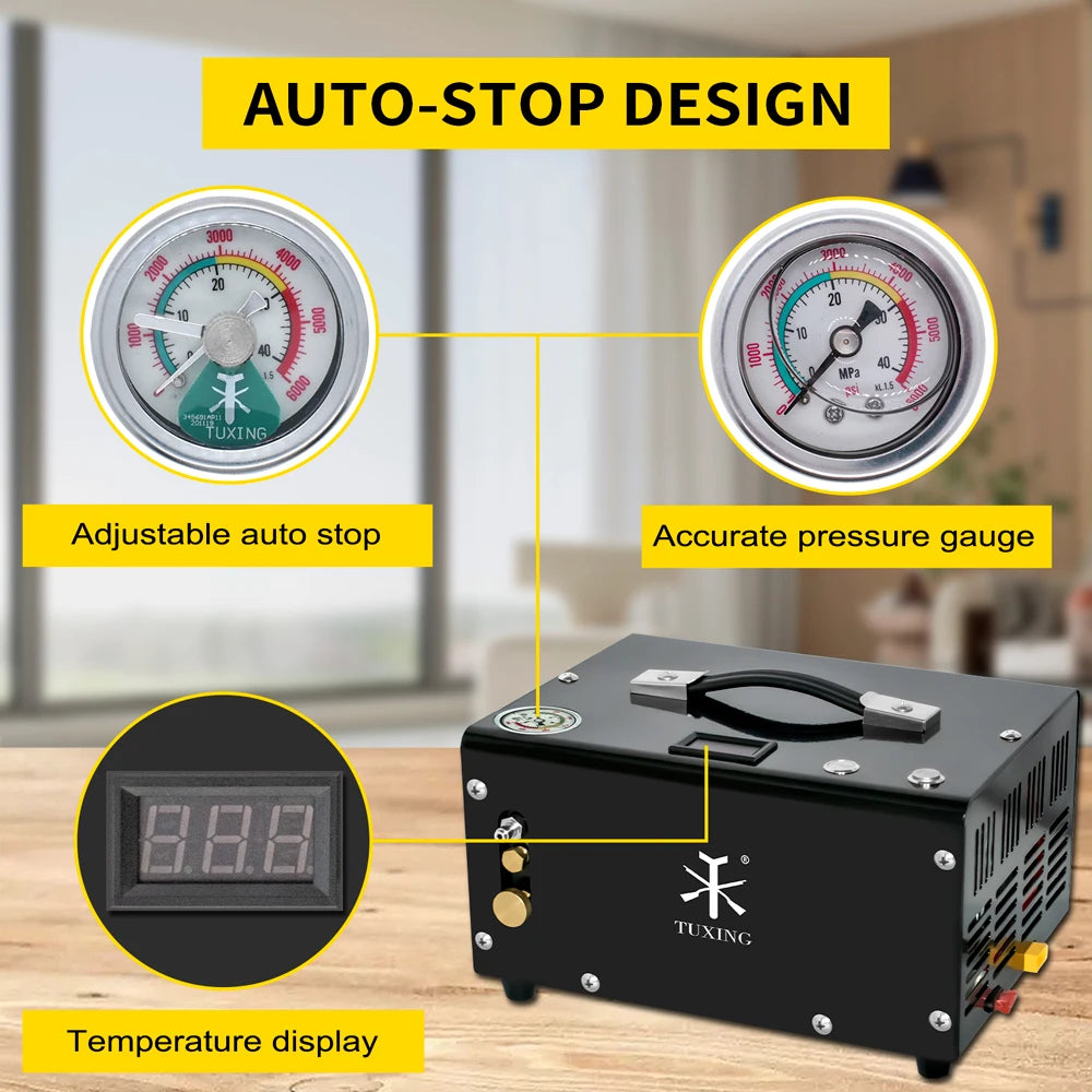TUXING 300Bar Portable PCP Air Compressor ATHLEXES