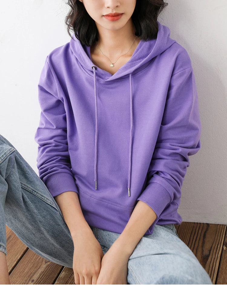 CozyCotton Loose Fit Hoodie for Women ATHLEXES