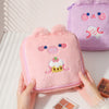Charming Rabbit Ear Plush Makeup Bag for Girls ATHLEXES