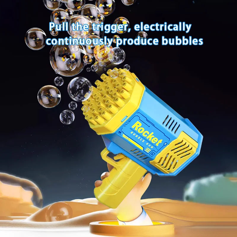 BubbleBliss 40 Hole Electric Toy Bubble Gun ATHLEXES
