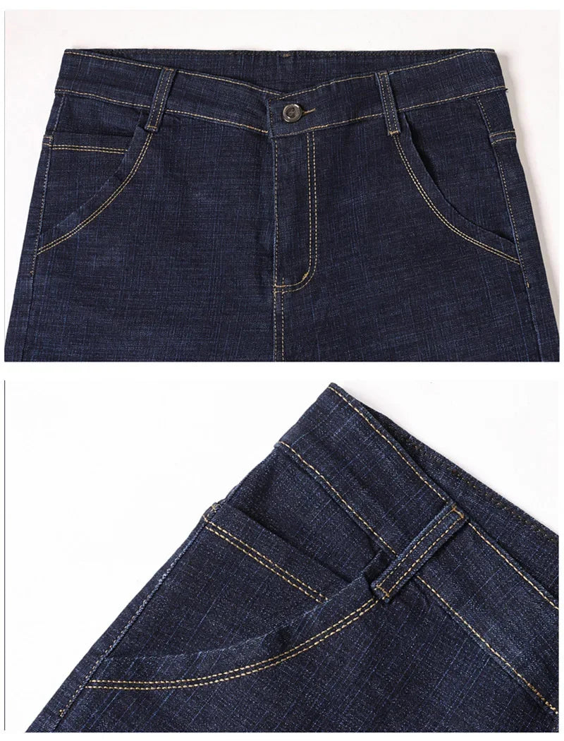 Classic Stretch Straight Fit Denim Jeans for Men ATHLEXES