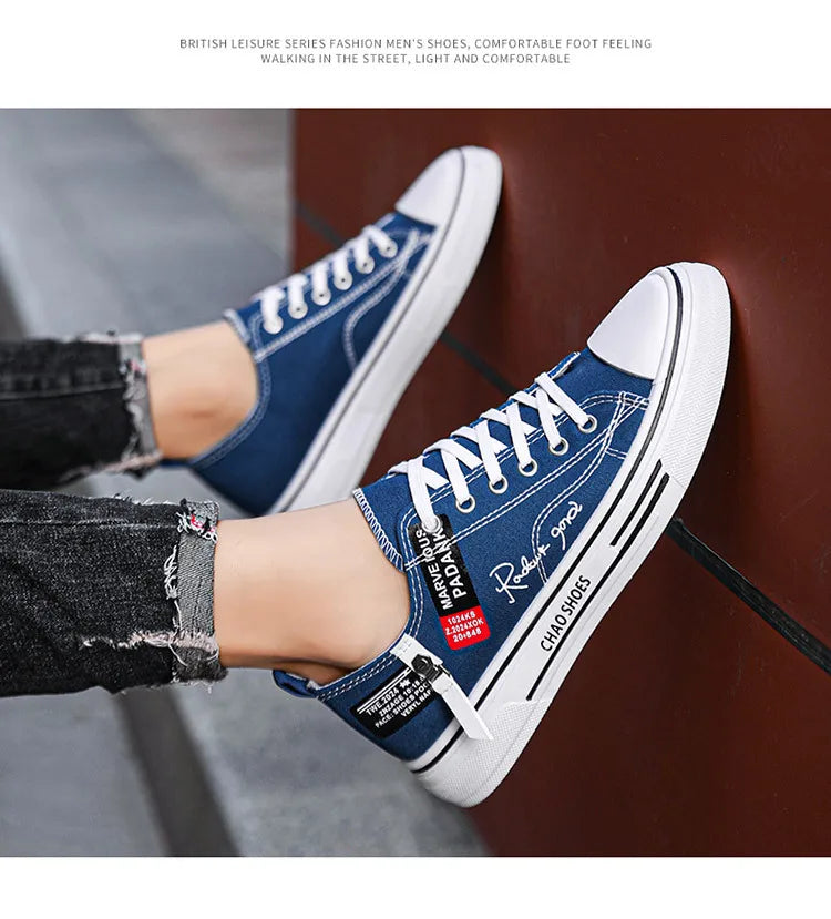 UrbanStride Breathable Canvas Sneakers for Men ATHLEXES