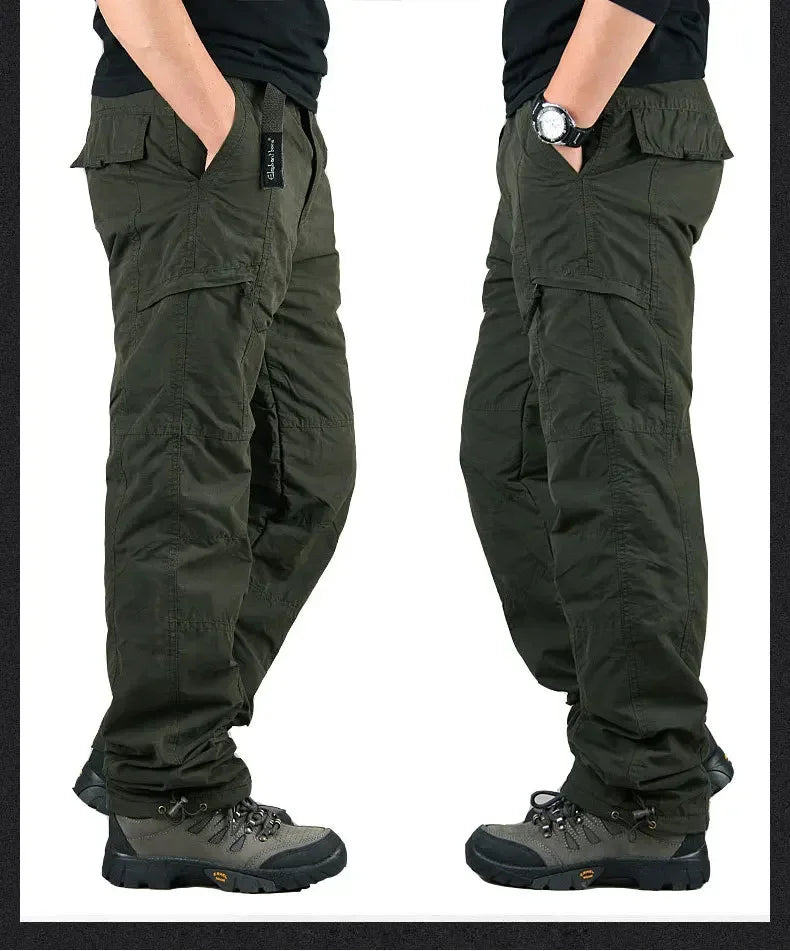 Ultimate Warm Fleece Tactical Cargo Hiking Pants ATHLEXES