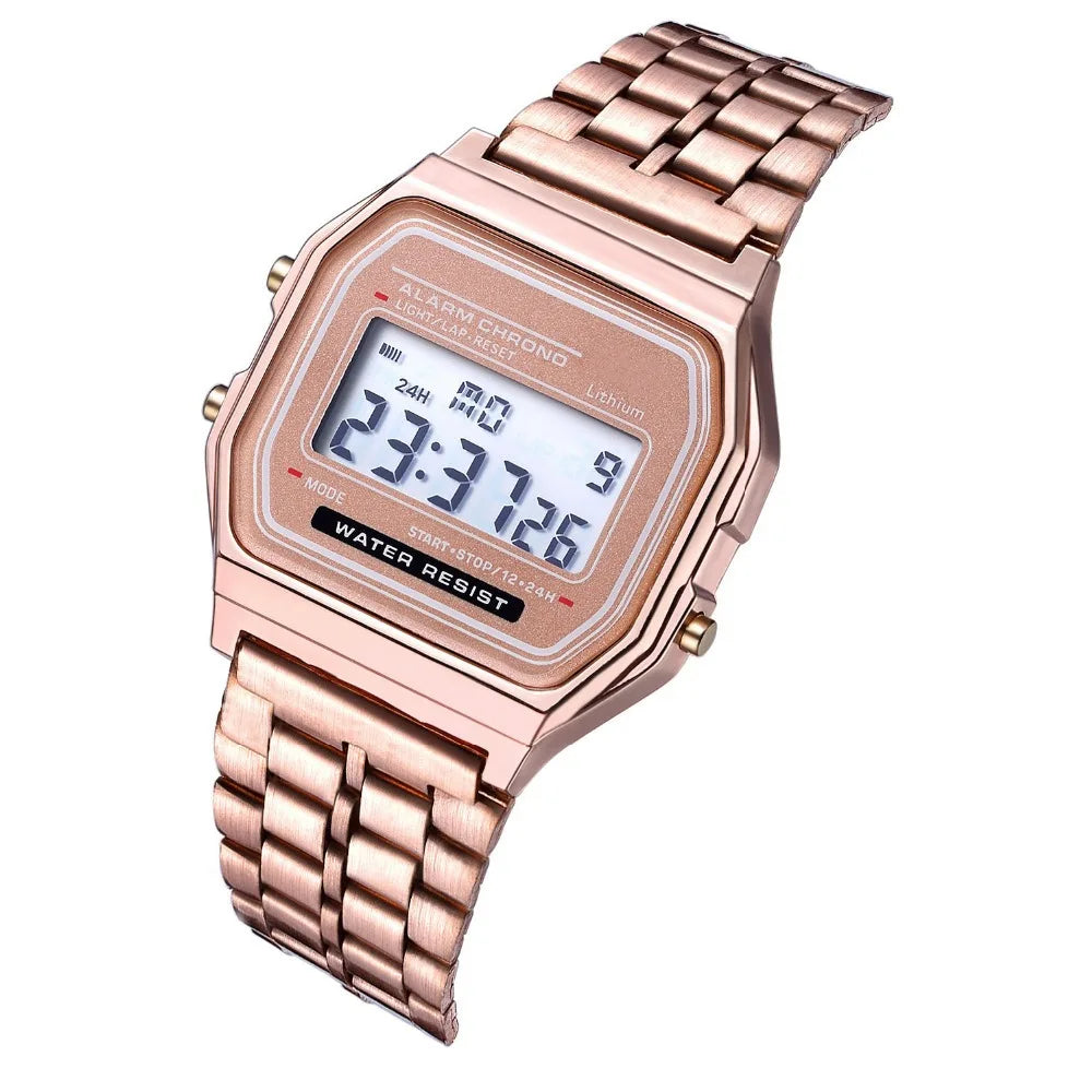 UltraThin Gold Silver LED Watch ATHLEXES