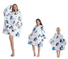 CozyNest Oversized Flannel Hoodie Blanket ATHLEXES