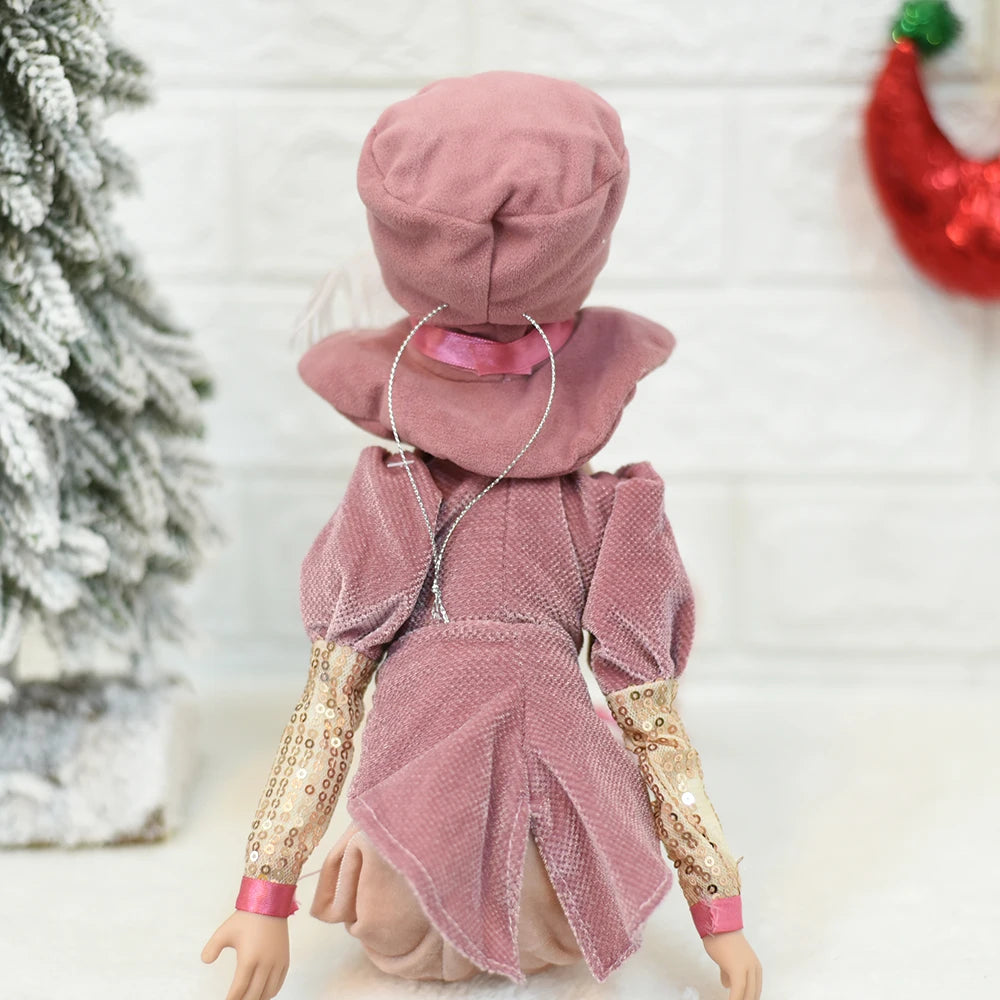 Elf Couple Plush Dolls: Festive Tree Ornaments ATHLEXES