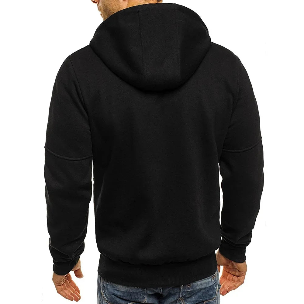 UrbanStyle Men's Hooded Zipper Jacket with Custom Logo ATHLEXES