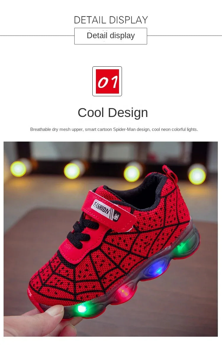 SpiderLight Kids Sneakers for Boys ATHLEXES