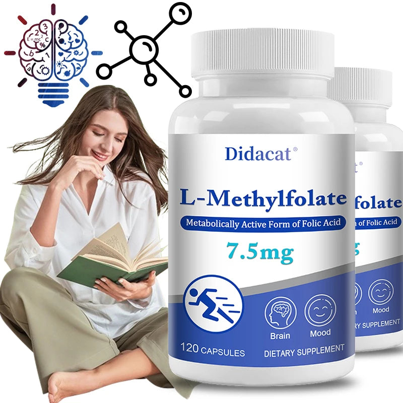 ElevateMind L-Methylfolate Cognitive Booster Capsules ATHLEXES