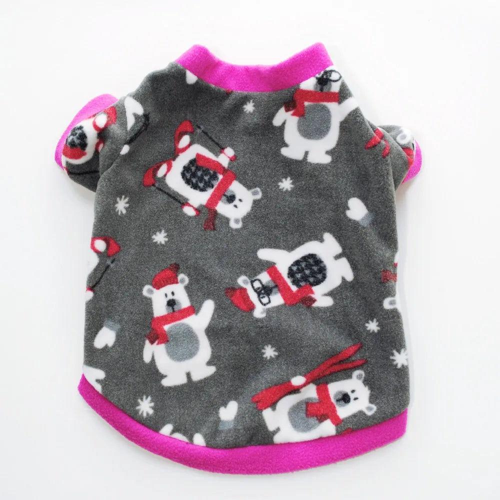 ChicWarm Fleece Dog Sweaters for Winter Chihuahua Comfort ATHLEXES