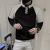 Stylish Stand Collar Letter Print Sweatshirt for Men ATHLEXES