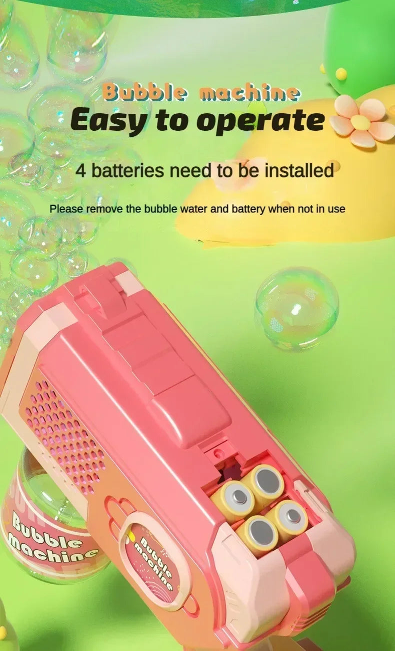 Fantasy Bubbles Electric Bubble Gun Toy ATHLEXES