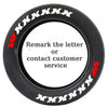 Custom 3D Tire Lettering Stickers for Your Car ATHLEXES