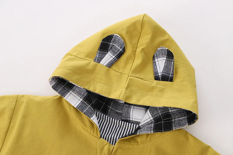 Spring Autumn Kids Sporty Hooded Jacket ATHLEXES