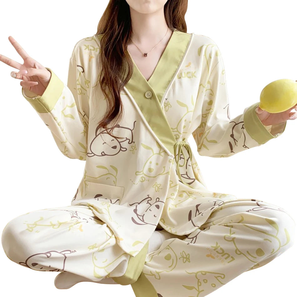 Elegant Maternity Nursing Pajama Set ATHLEXES