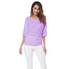 Chic Summer V-Neck Batwing Tee for Women S-5XL ATHLEXES