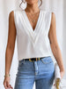 Elegant V Neck Multi-Layered Women's Vest Top ATHLEXES