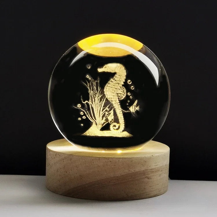 Galactic Crystal Sphere Solar System Home Décor ATHLEXES