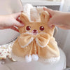 CozyCord Pink Yellow Dog Dress with Bear Bow ATHLEXES