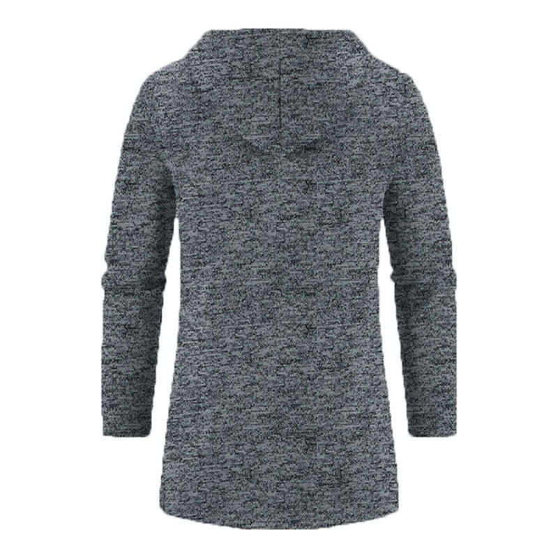 Urban Luxe Zippered Hoodie: Oversized Black Winter Sweatwear ATHLEXES