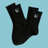 Hip-Hop Style Mid Length Socks - 2 Pairs Fashion Set ATHLEXES