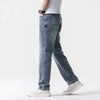 Retro Blue Wide Leg Denim Jeans for Men ATHLEXES