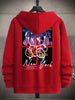 Urban Sunset Bear Graphic Hoodie for Men ATHLEXES