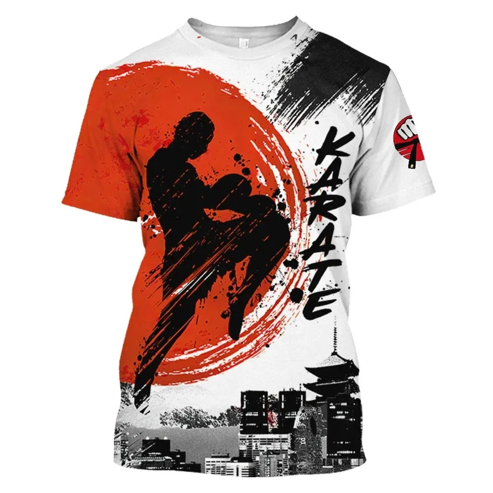 Karate Spirit 3D Men's Quick-Dry Training Tee ATHLEXES