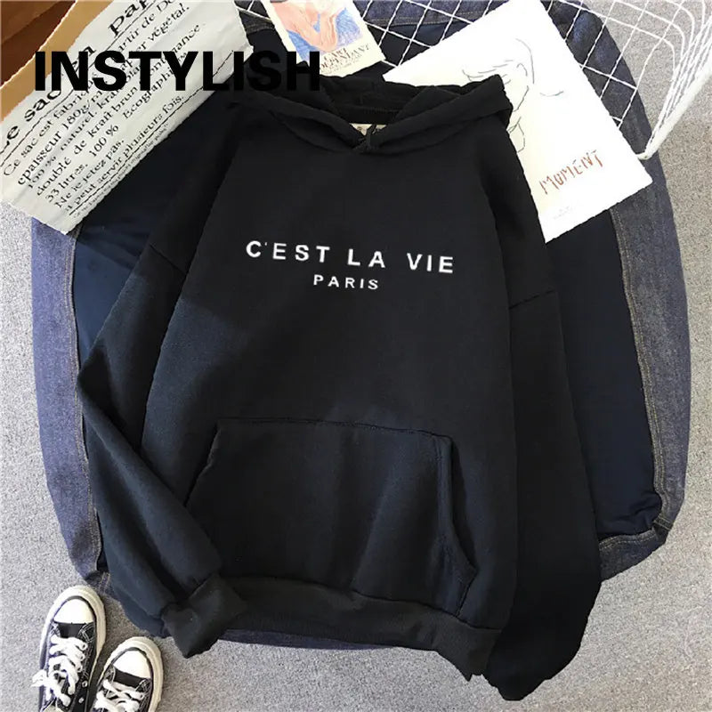 Chic Spring Loose Fit Hoodie for Women ATHLEXES