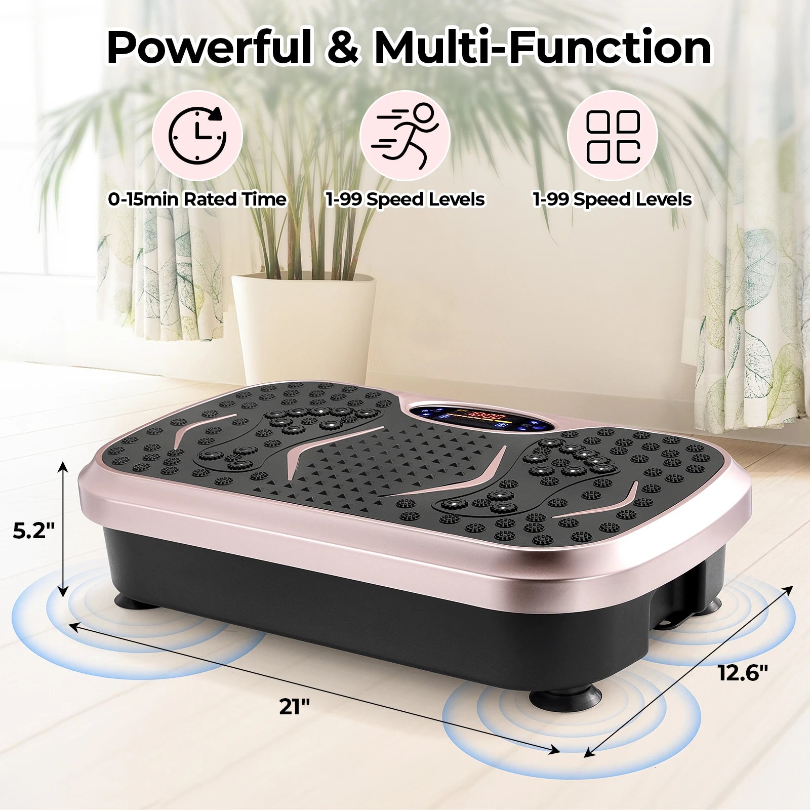 VibeFit Whole Body Vibration Plate Machine ATHLEXES