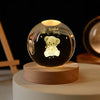 GalaxyGlow 3D Crystal Lamp Night Light ATHLEXES