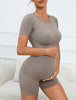 Maternity Comfort Seamless Crop Top and Legging Set ATHLEXES