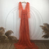 Boho Tulle Maternity Dress for Baby Showers ATHLEXES