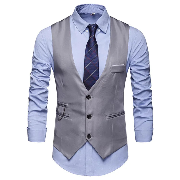 EliteFit Slim Menâ??s Formal Vest ATHLEXES