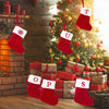 Festive Knitted Christmas Letter Stockings 2024 ATHLEXES