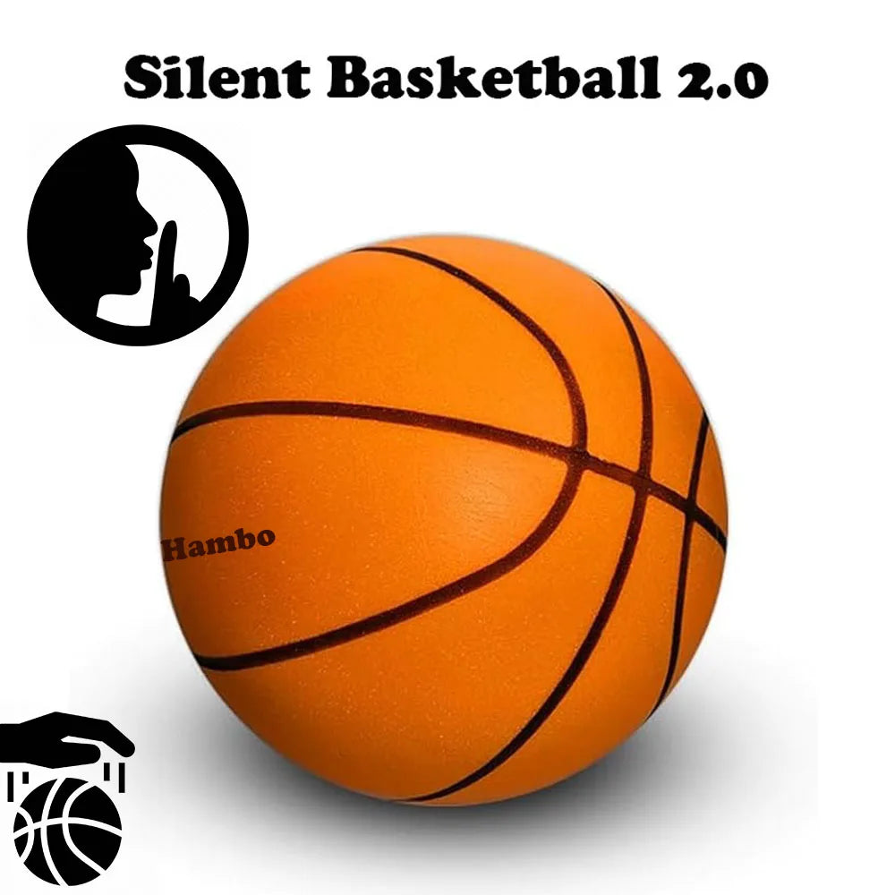 Silent Dribble Foam Basketball - Mute Bouncing Ball ATHLEXES