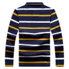 Elite Stripe Embroidered Long Sleeve Polo Shirt ATHLEXES