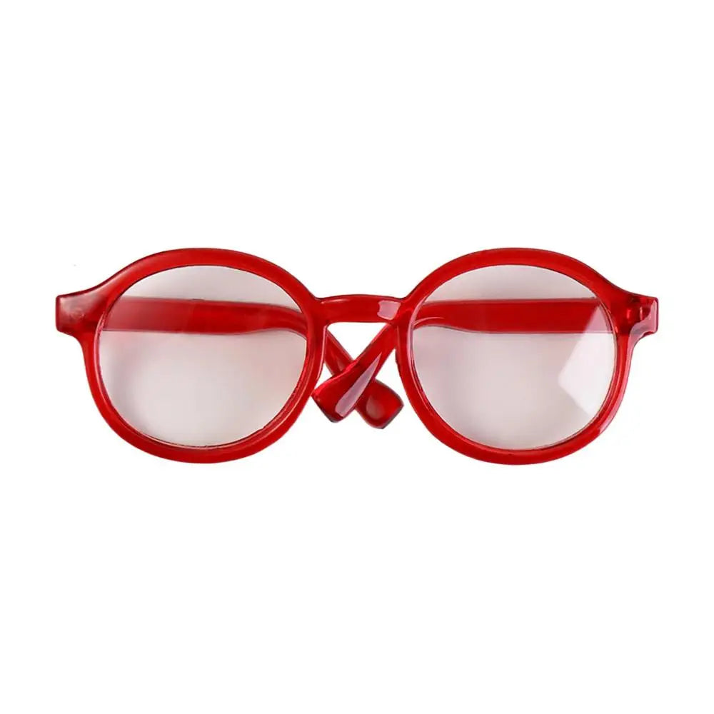 CandyColor Mini Doll Glasses - Transparent Chic Accessory ATHLEXES