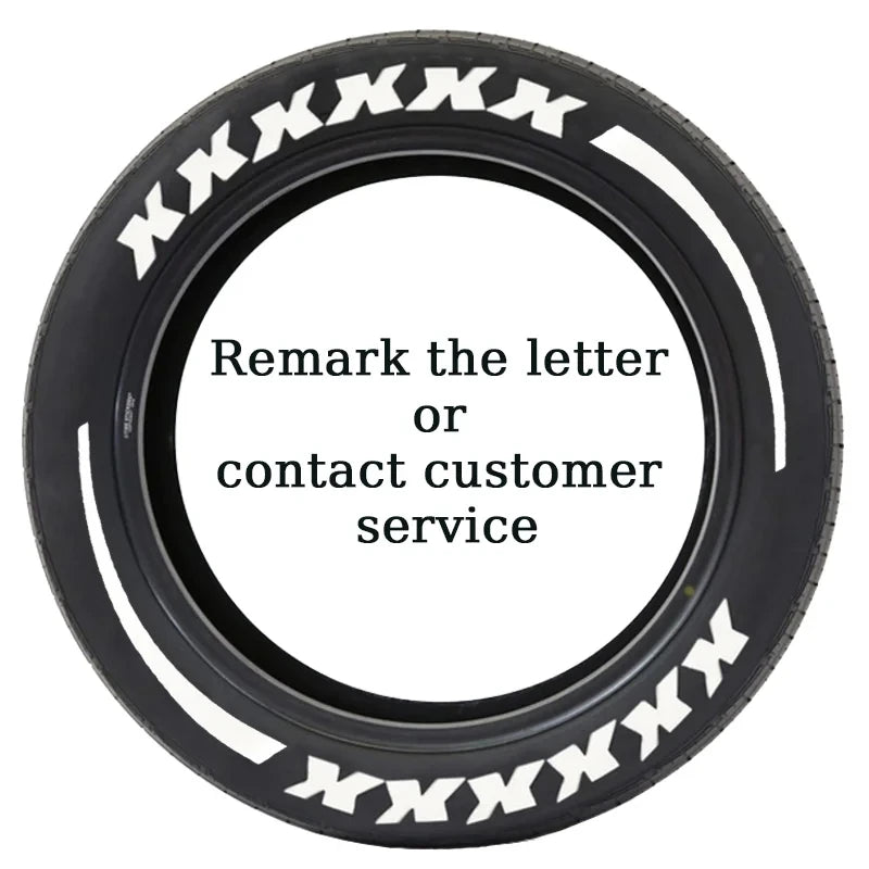 Custom 3D Tire Lettering Stickers for Your Car ATHLEXES