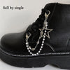 Pearl Charm Metal Shoe Buckle Chain Decorations ATHLEXES