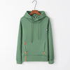 Autumn Chic Embroidered Pocket Hoodie ATHLEXES