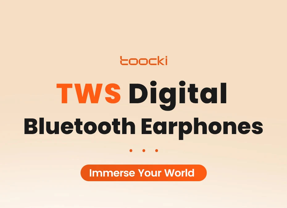 Toocki TWS Bluetooth 5.3 Sports Earphones ATHLEXES